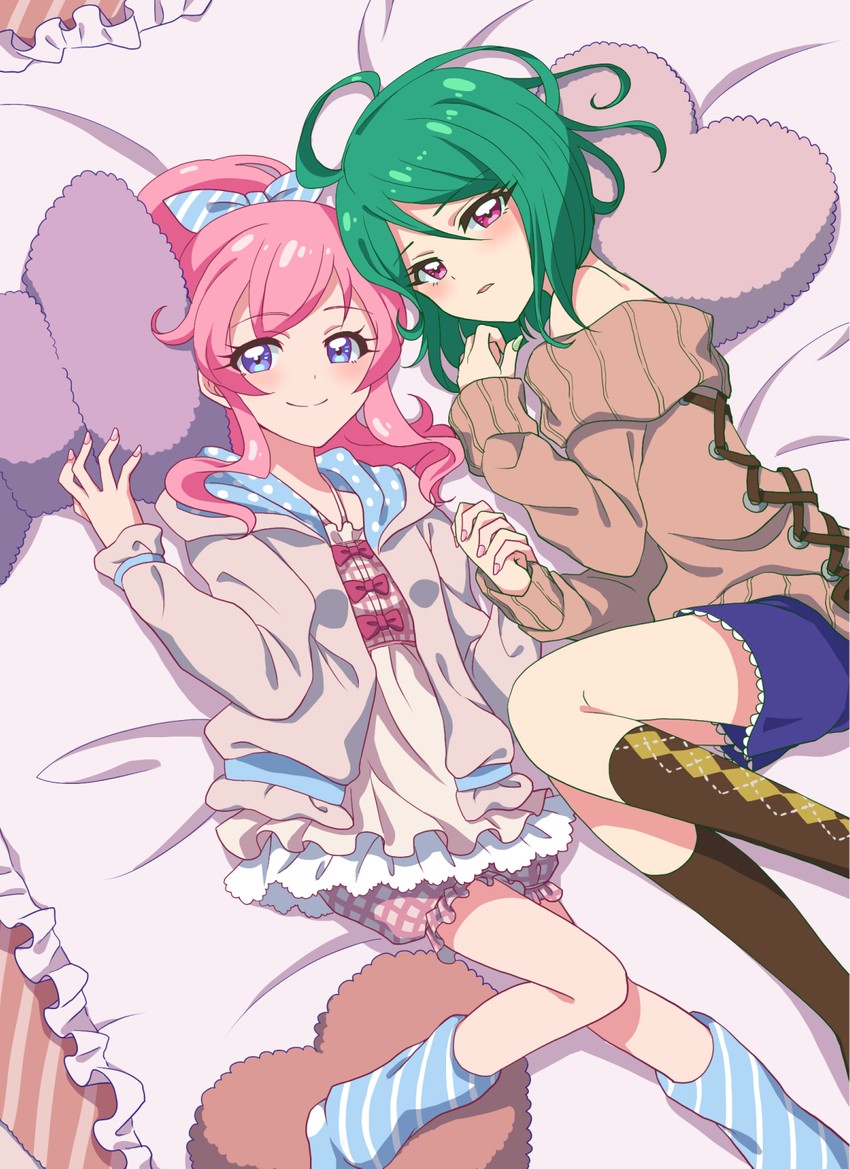 momoyama mirai and midorikawa sara (pretty series and 1 more) drawn by soraeda
