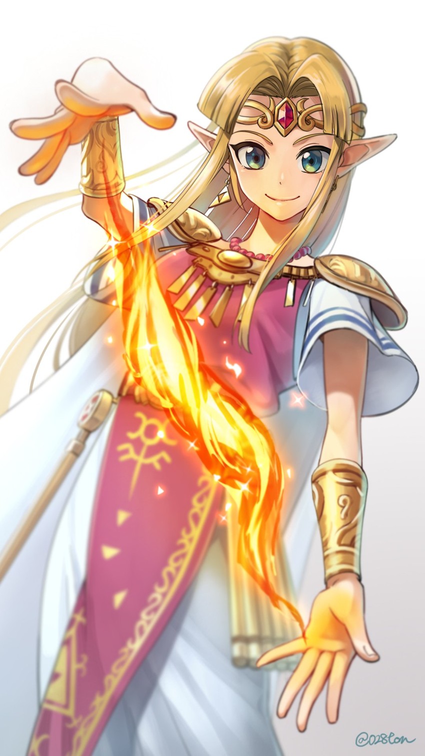 princess zelda (the legend of zelda and 2 more) drawn by otton