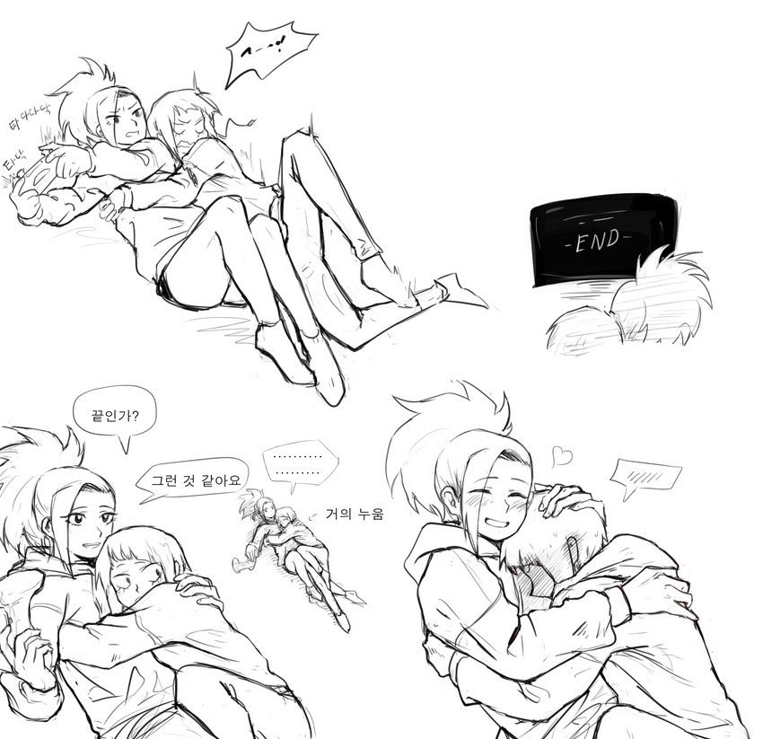 yaoyorozu momo and jiro kyoka (boku no hero academia) drawn by vvvmung