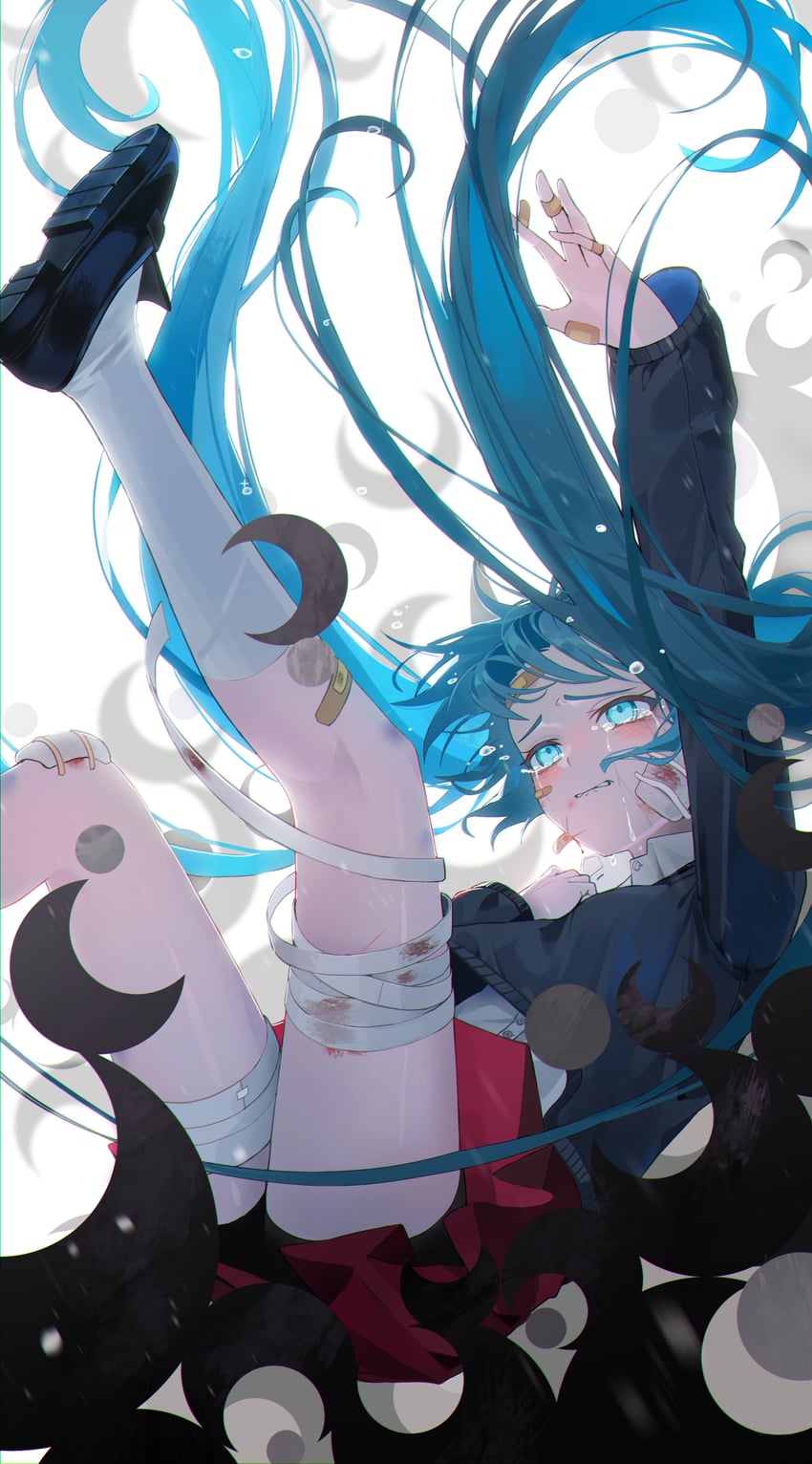 hatsune miku (vocaloid and 1 more) drawn by nun_nu