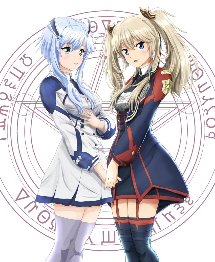 misha necron and sasha necron (maou gakuin no futekigousha) drawn by pasopy