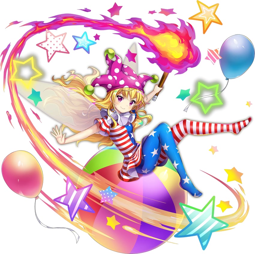 clownpiece (touhou and 1 more) drawn by rotte_(1109)