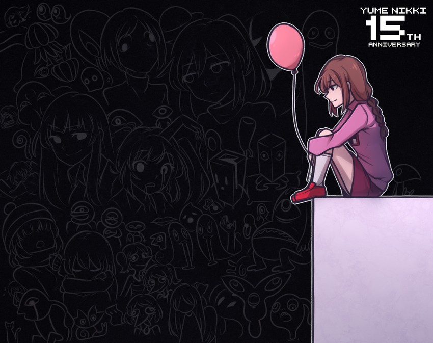 madotsuki, poniko, monoko, uboa, monoe, and 5 more (yume nikki) drawn by speckticuls