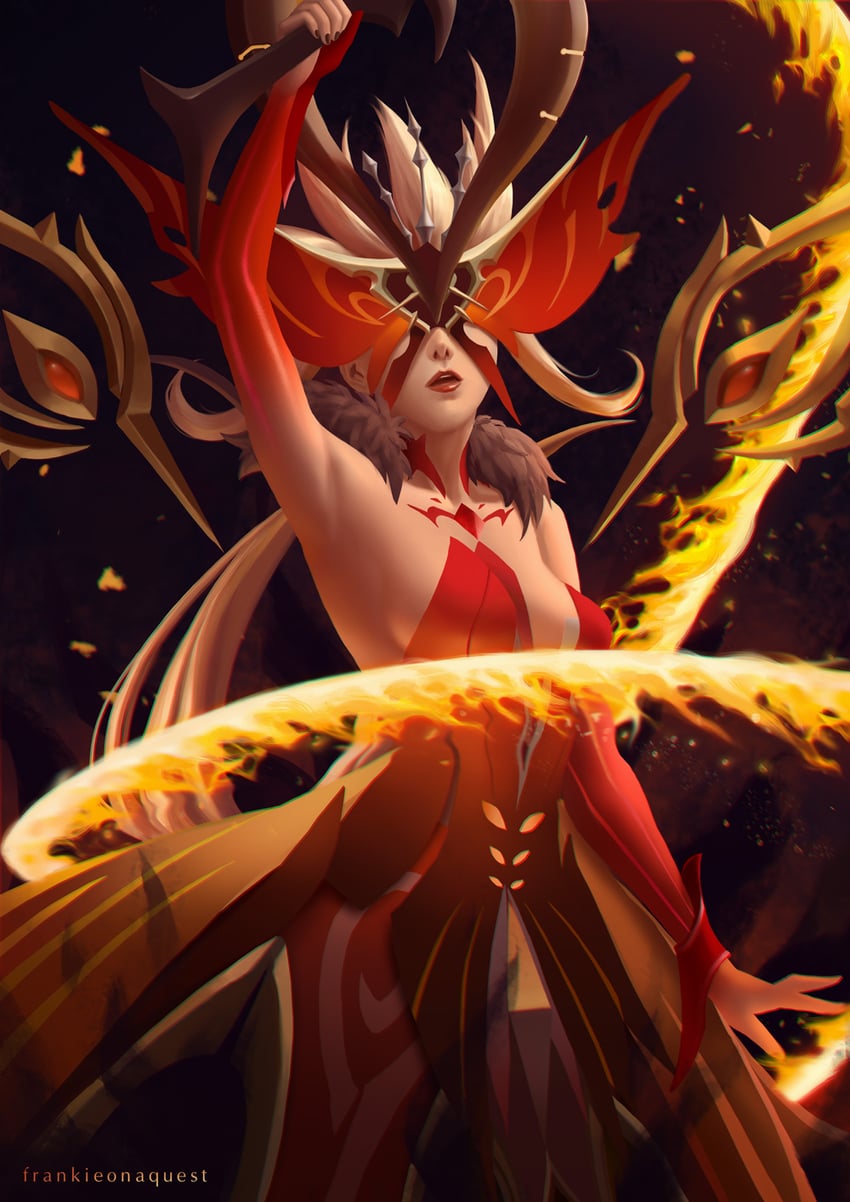 signora (genshin impact) drawn by frankieonaquest