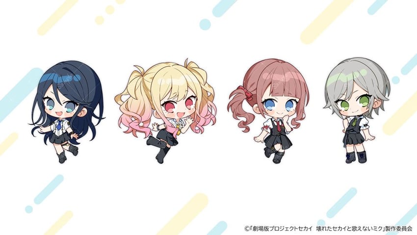 tenma saki, hoshino ichika, mochizuki honami, and hinomori shiho (project sekai and 1 more) drawn by uekura_eku