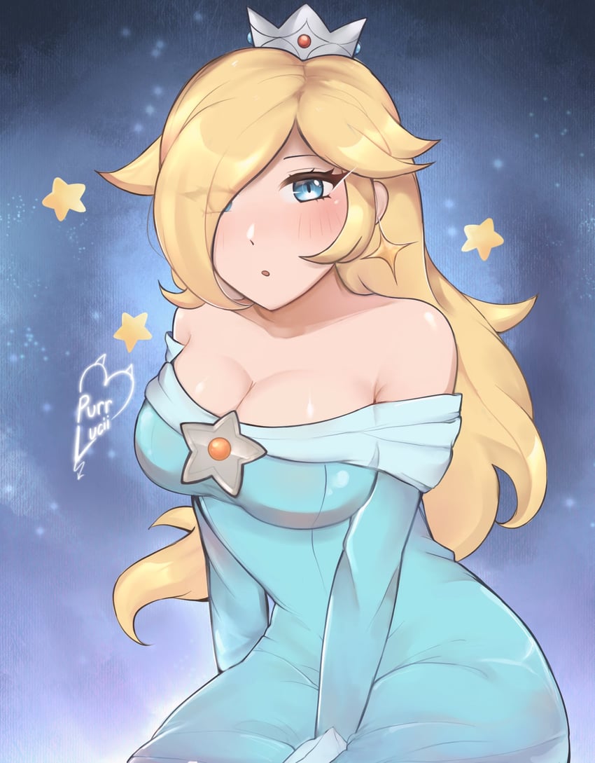 rosalina (mario and 1 more) drawn by luci_(purrlucii)