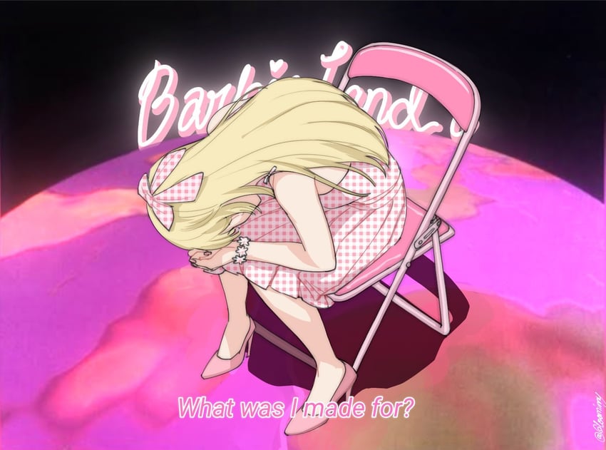 barbie and stereotypical barbie (neon genesis evangelion and 1 more) drawn by kamii_(gloominny)