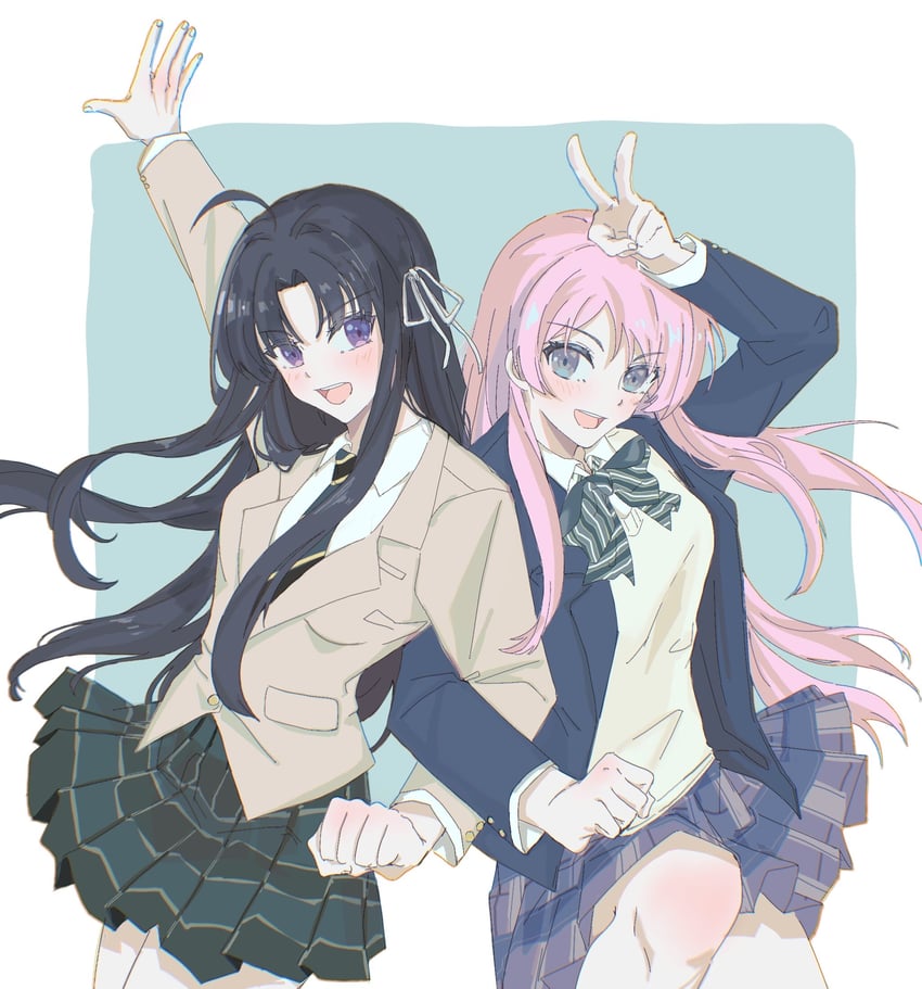 chihaya anon and awa subaru (bang dream! and 2 more) drawn by xihuanchiguodong18670