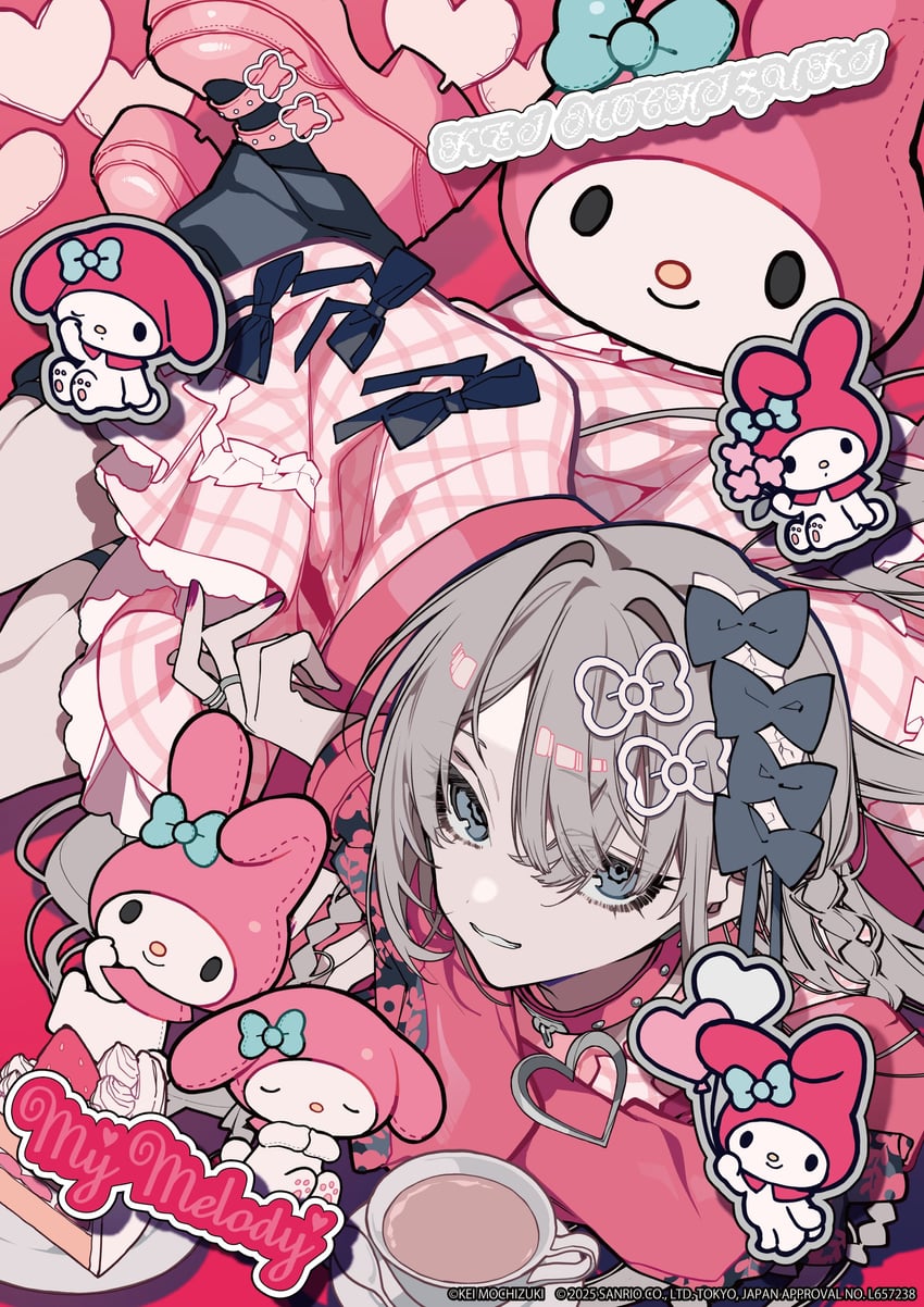 my melody (sanrio and 1 more) drawn by mochizuki_kei