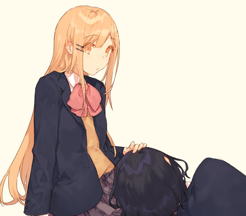 adachi sakura and shimamura hougetsu (adachi to shimamura) drawn by fifuth