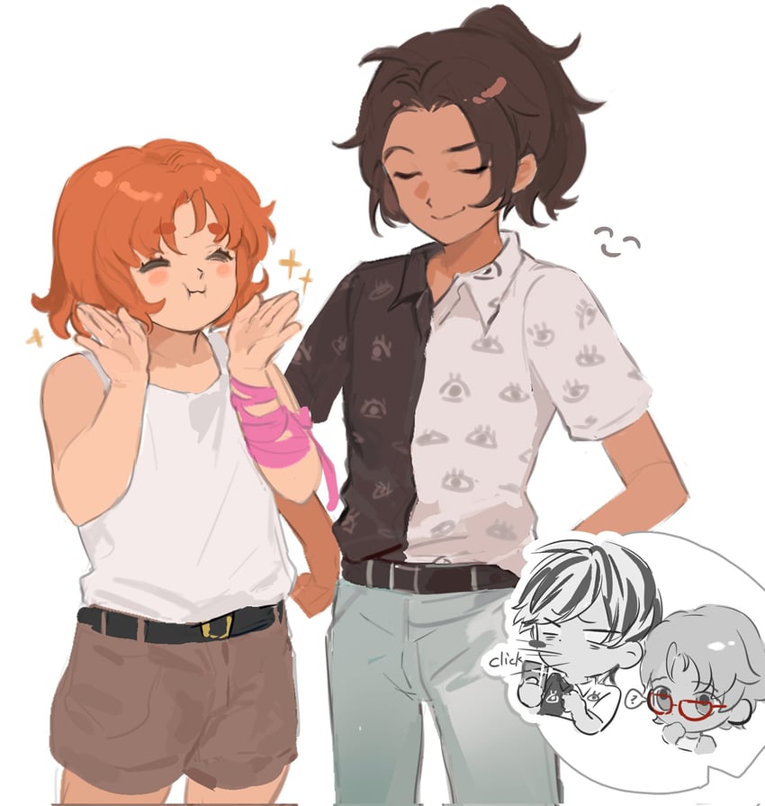 cove holden, qiu lin, baxter ward, and tamarack baumann (our life and 2 more) drawn by xrsjbz