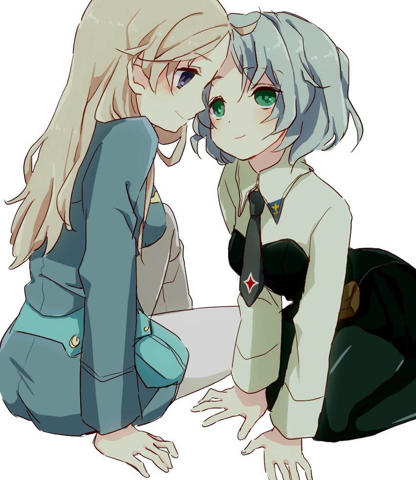sanya v. litvyak and eila ilmatar juutilainen (world witches series and 1 more) drawn by hloox