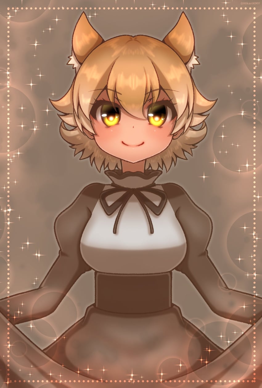 coyote (kemono friends and 1 more) drawn by hikarikmy