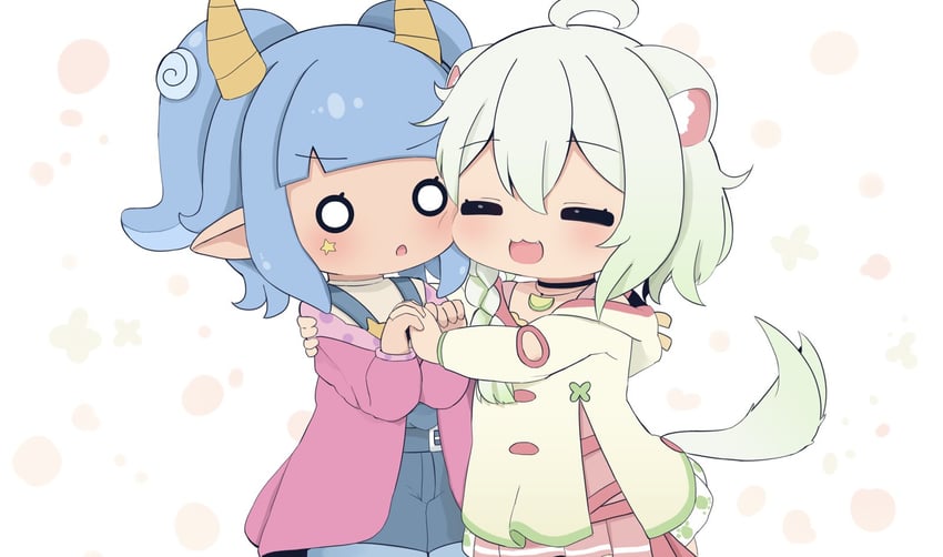 laimu and hackerling (indie virtual youtuber and 1 more) drawn by poco_(zdrq3)