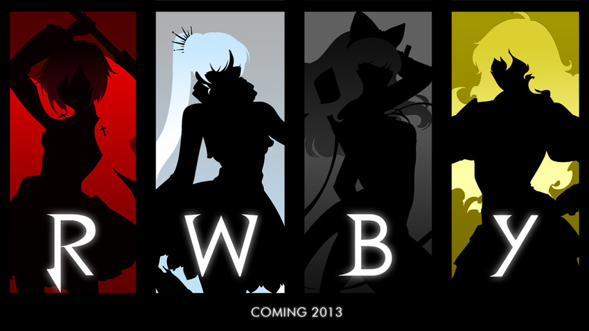 ruby rose, weiss schnee, yang xiao long, and blake belladonna (rwby) drawn by monty_oum