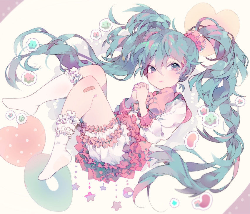hatsune miku (vocaloid and 1 more) drawn by vivinos