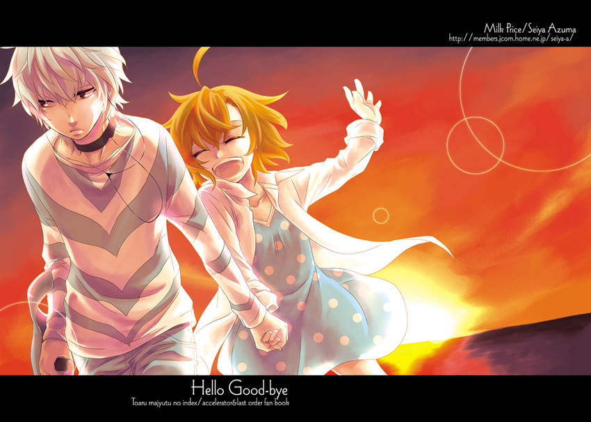 accelerator and last order (toaru majutsu no index) drawn by 110uiiou