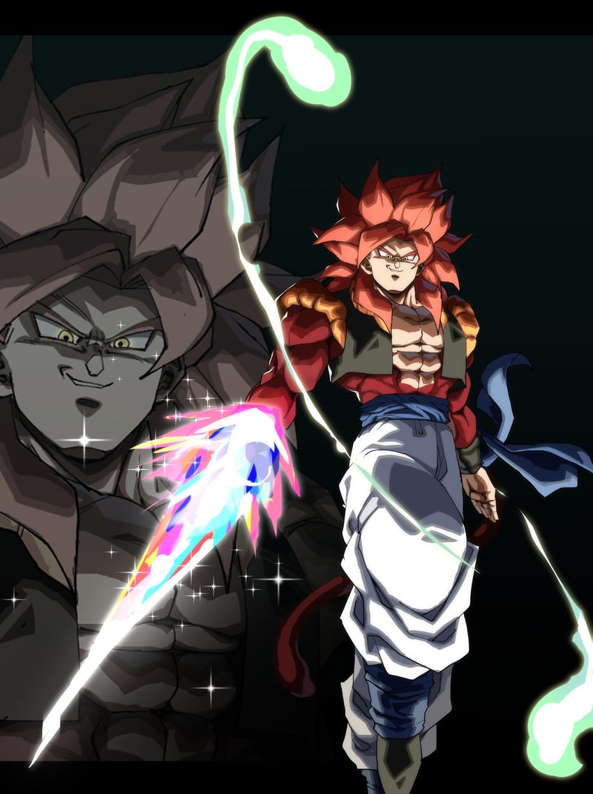 gogeta (dragon ball and 2 more) drawn by tkht_9315