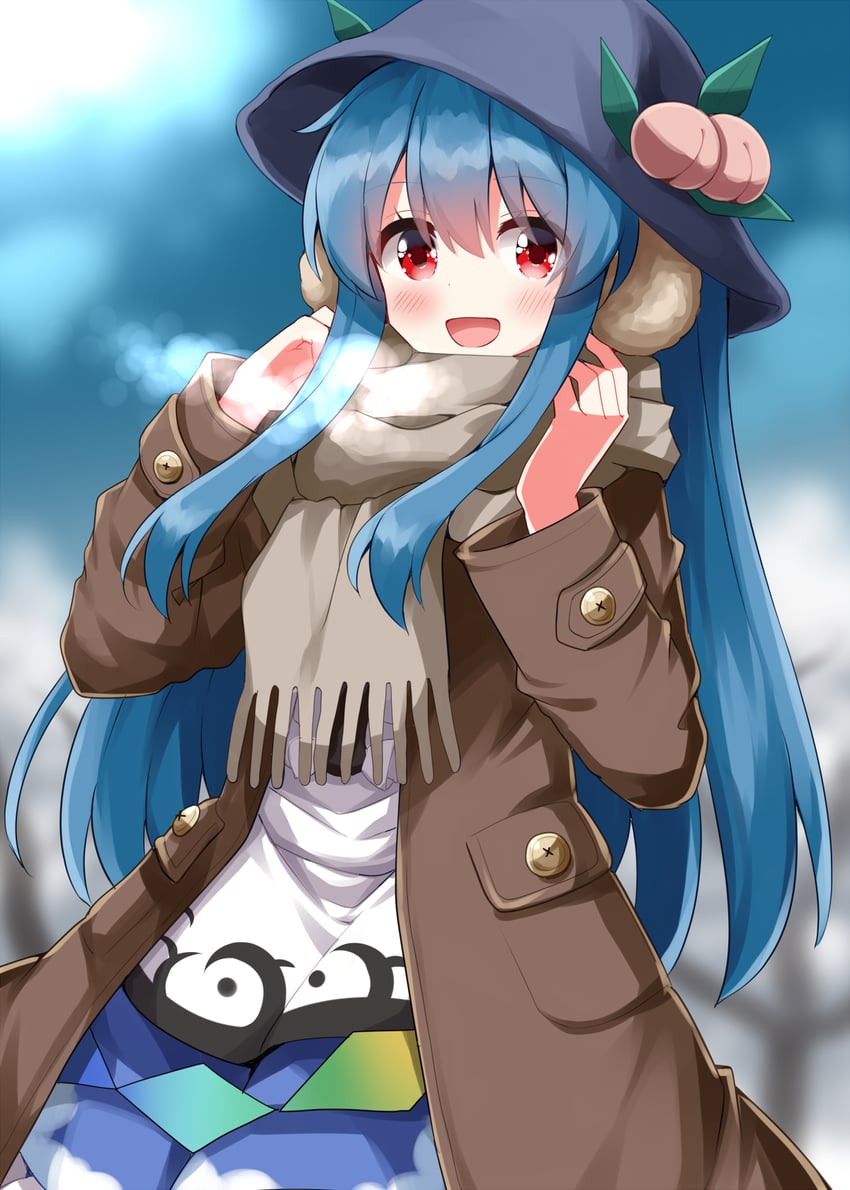 hinanawi tenshi (touhou) drawn by ruu_(tksymkw)