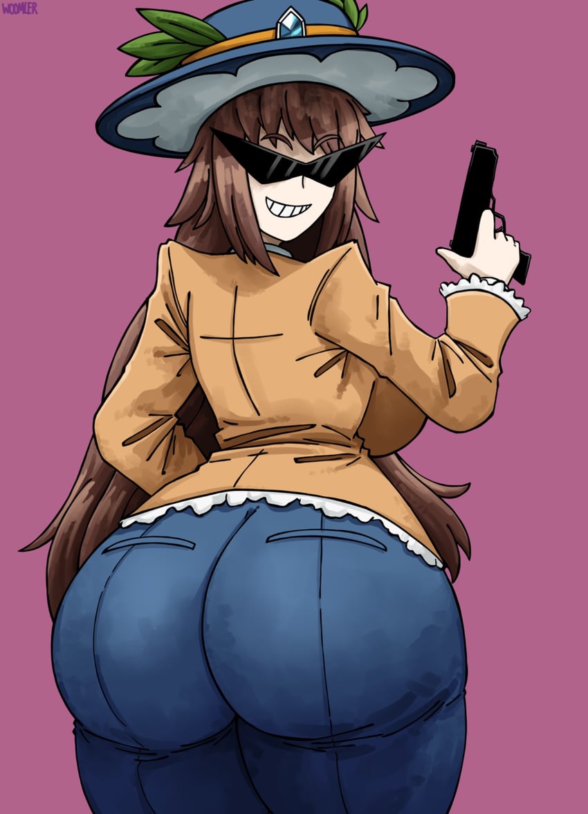 kakkoi elbertson (touhou and 1 more) drawn by woomler