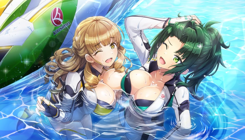ayato utae and harunami anri (dolphin wave) drawn by ootomo_takuji