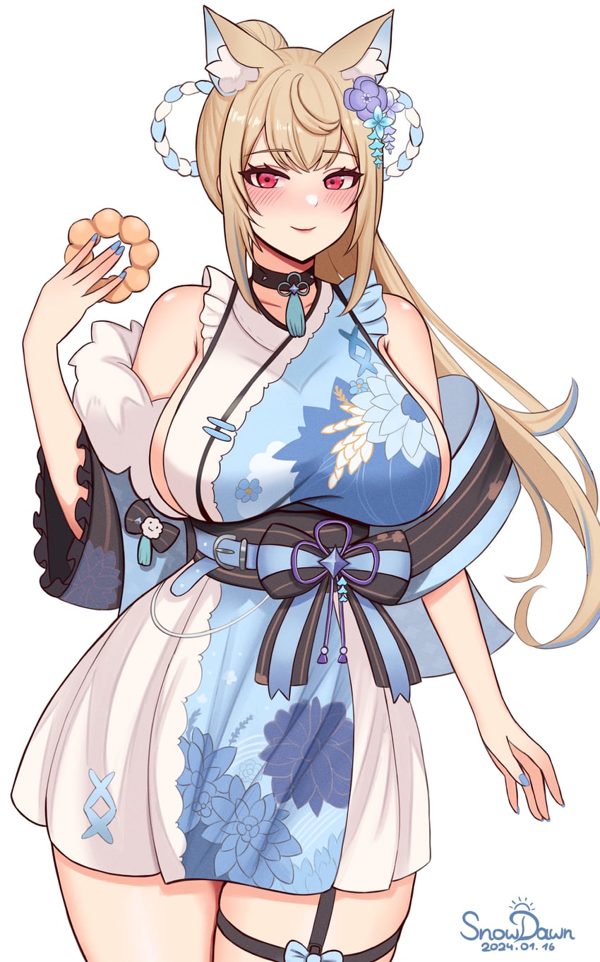 fuwawa abyssgard (hololive and 1 more) drawn by snow_dusk