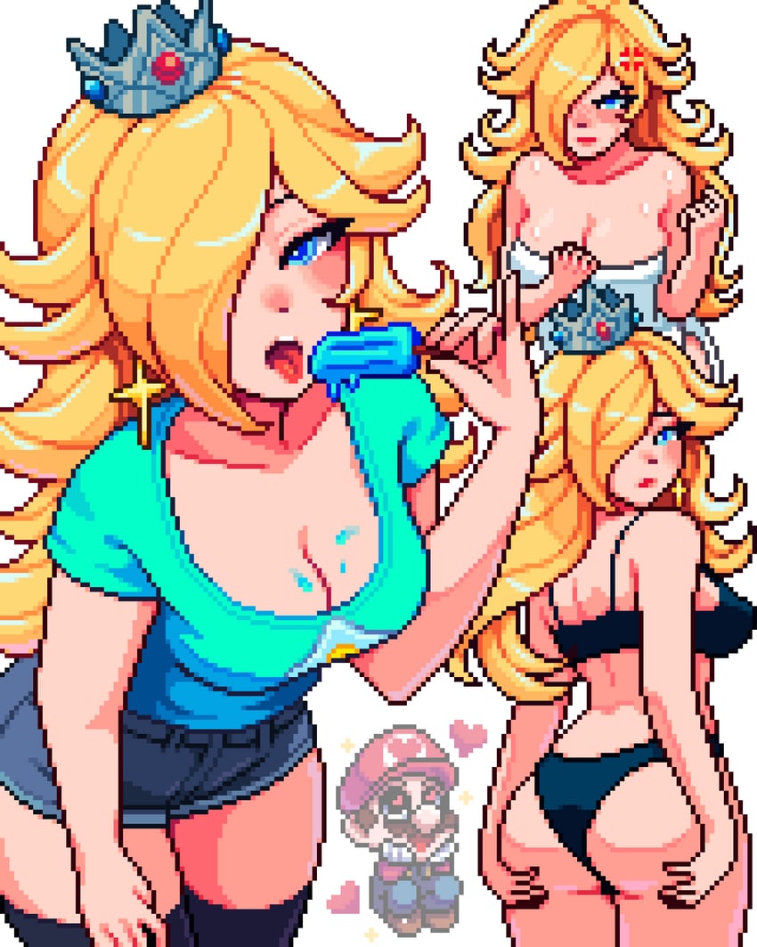 rosalina (mario) drawn by yumykon
