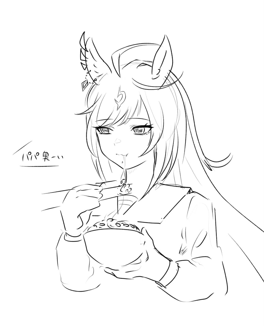 duramente and mirco demuro (umamusume and 1 more) drawn by priketsubatto