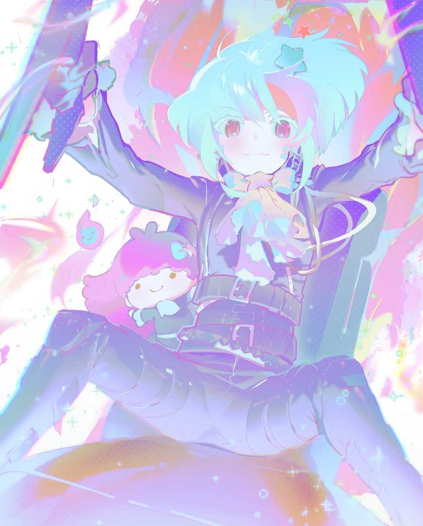 lio fotia and lala (sanrio and 2 more) drawn by km_(ksolee1201)