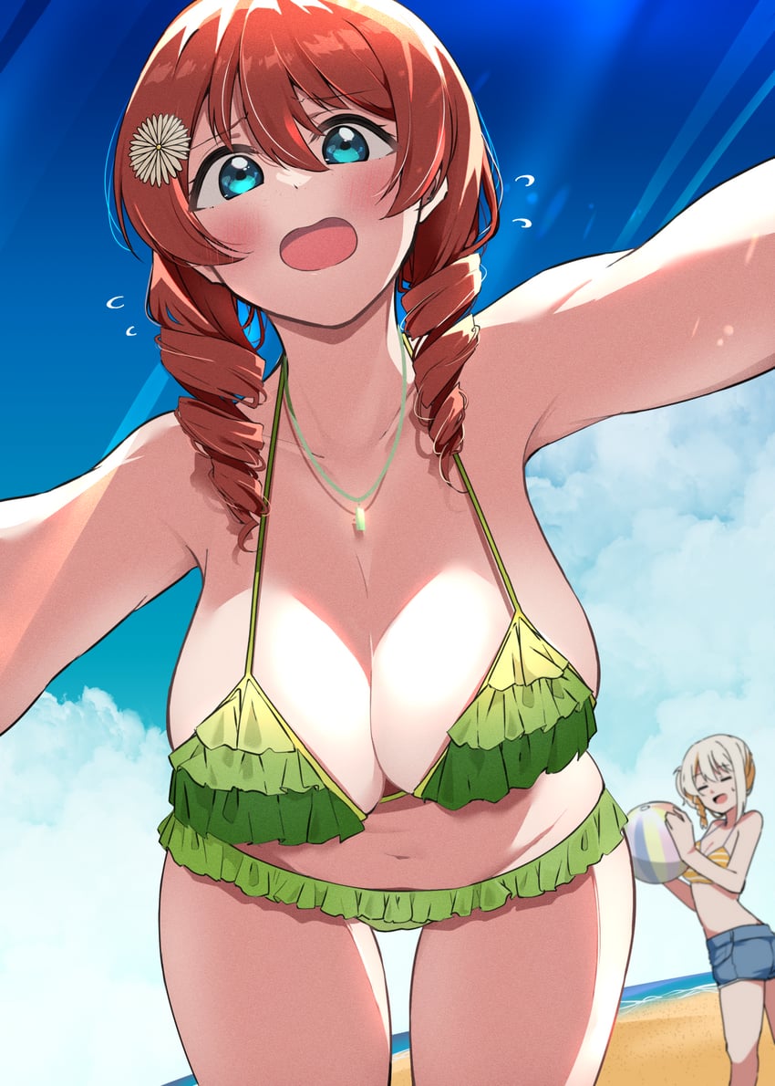 emma verde and miyashita ai (love live! and 1 more) drawn by liz_(piyoko_piyop)