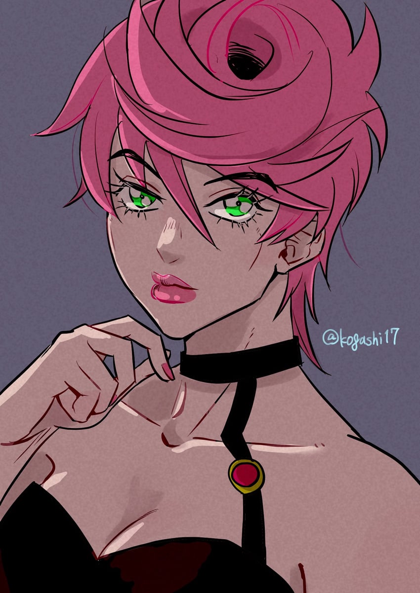trish una (jojo no kimyou na bouken and 1 more) drawn by kogashi17