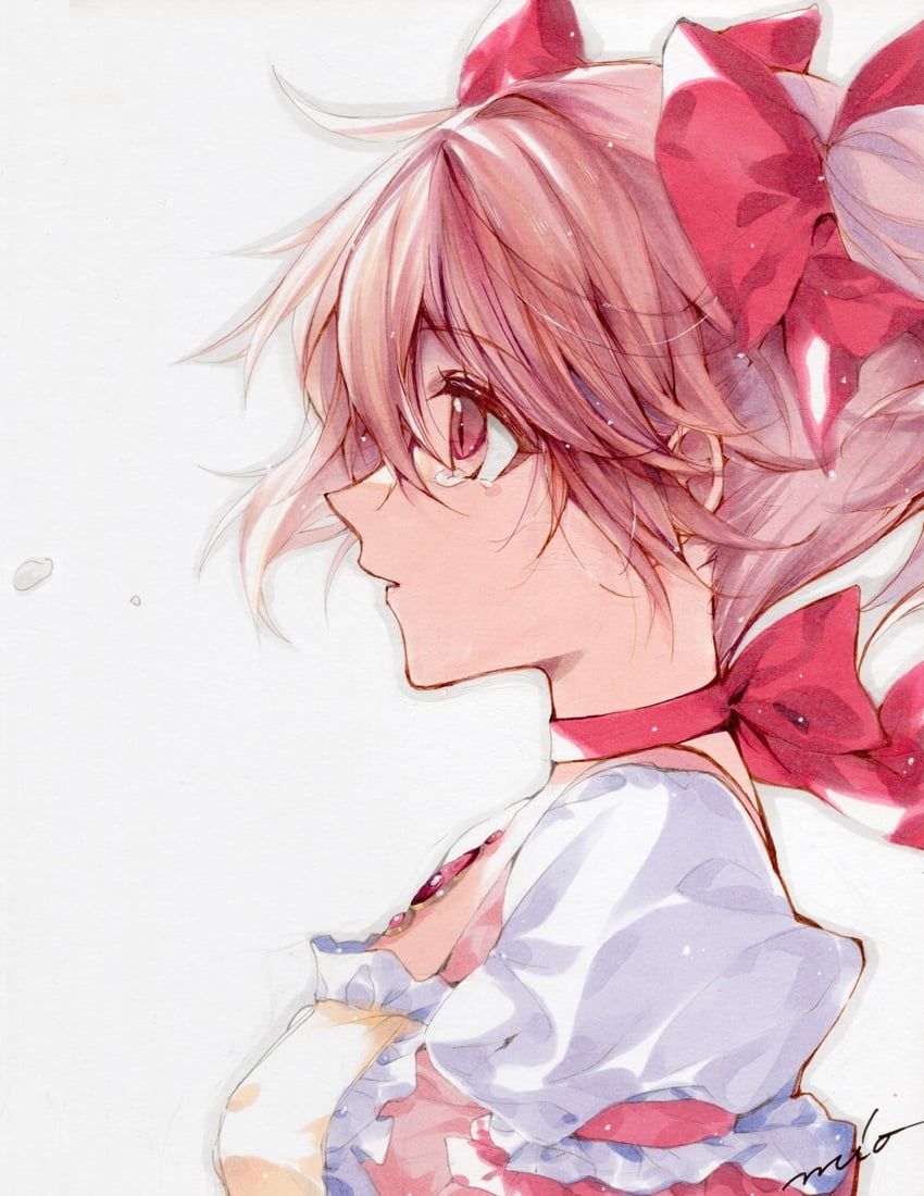 kaname madoka (mahou shoujo madoka magica) drawn by misteor