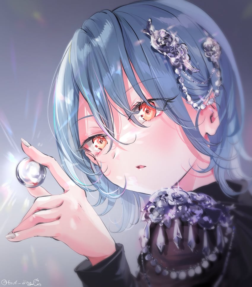wakana shiki (love live! and 1 more) drawn by 4ding