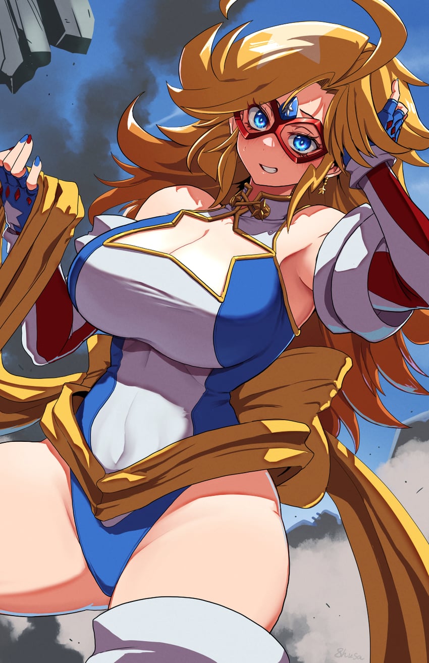 kamen america (kamen america) drawn by fujioka_yatsufusa