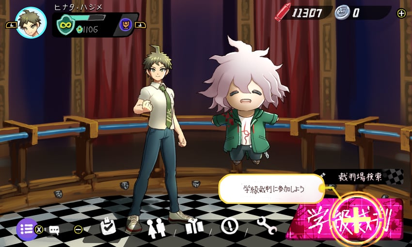 komaeda nagito, hinata hajime, and monokuma (pokemon and 3 more) drawn by youko-shima