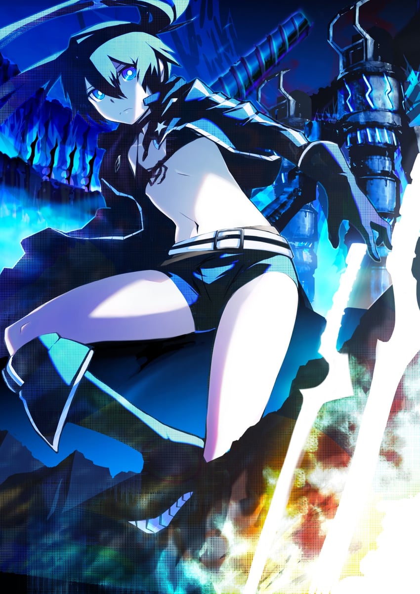 black rock shooter (black rock shooter) drawn by m-da_s-tarou