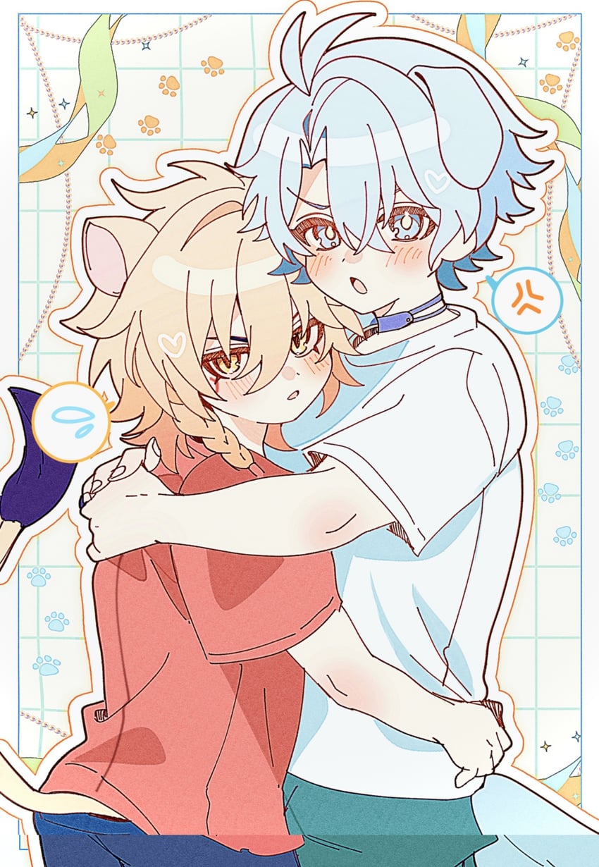 phainon and mydei (honkai and 1 more) drawn by pnemo_18
