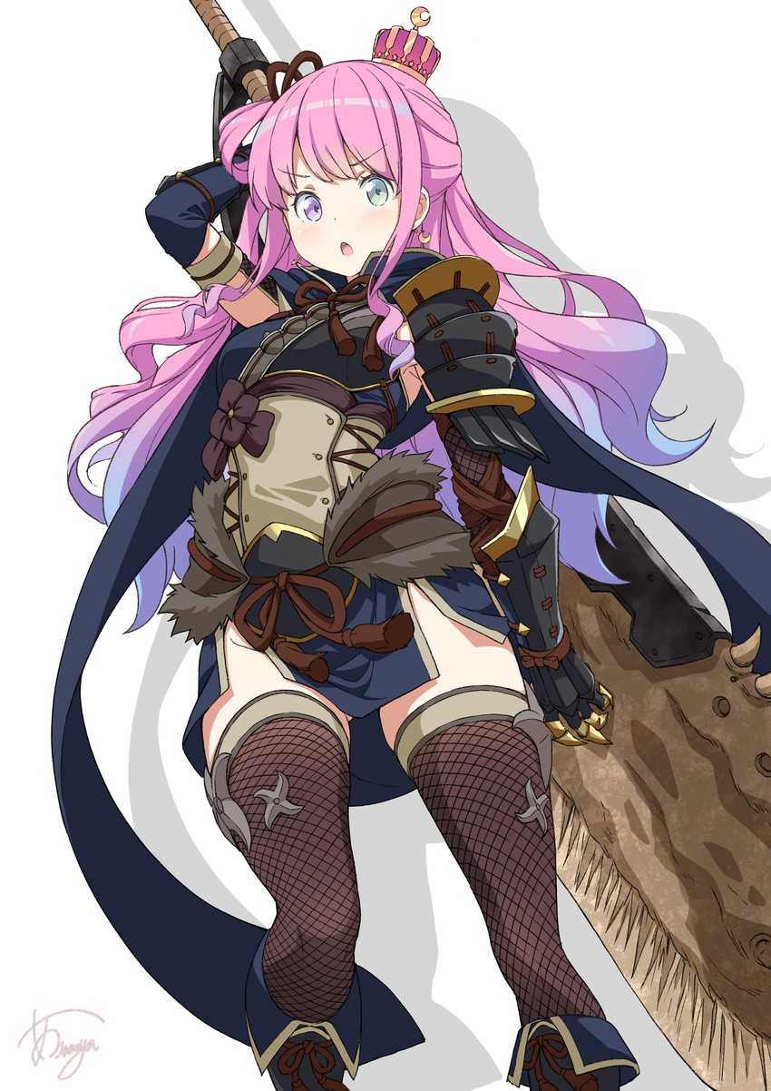 himemori luna (hololive and 2 more) drawn by asanaya