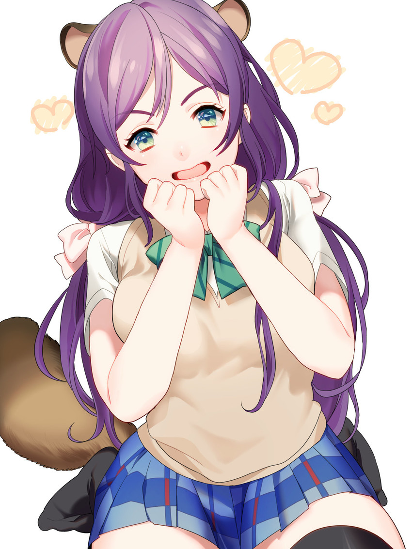 tojo nozomi (love live! and 1 more) drawn by mihatarou