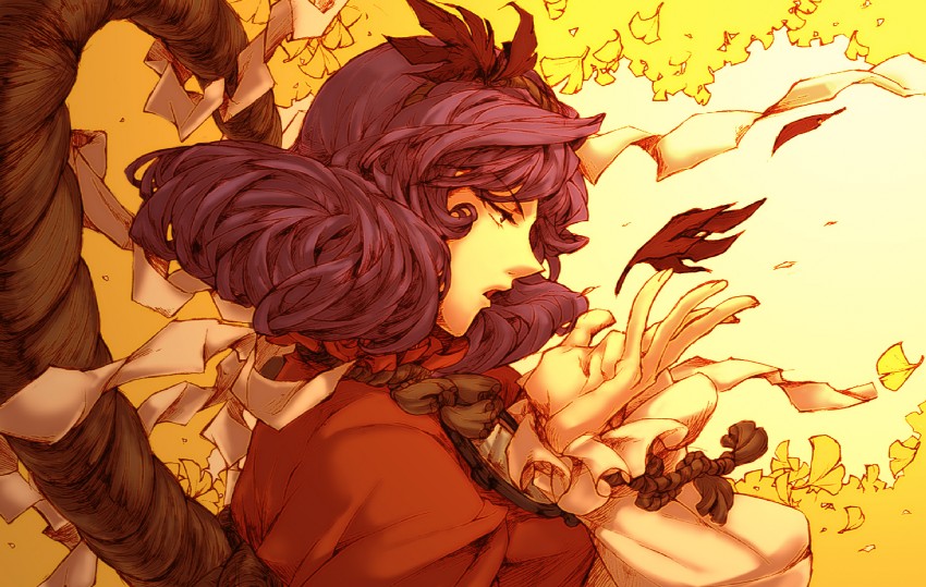 yasaka kanako (touhou) drawn by itkz_(silentknight)