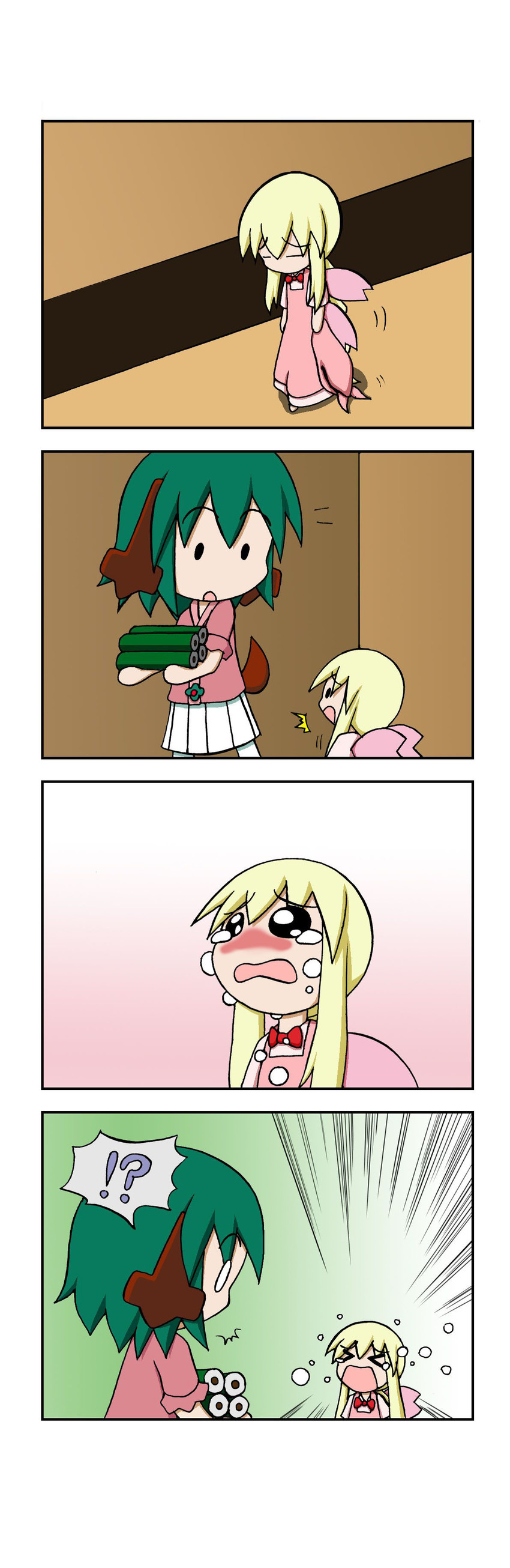 kasodani kyouko and lily white (touhou) drawn by rakugaki-biyori