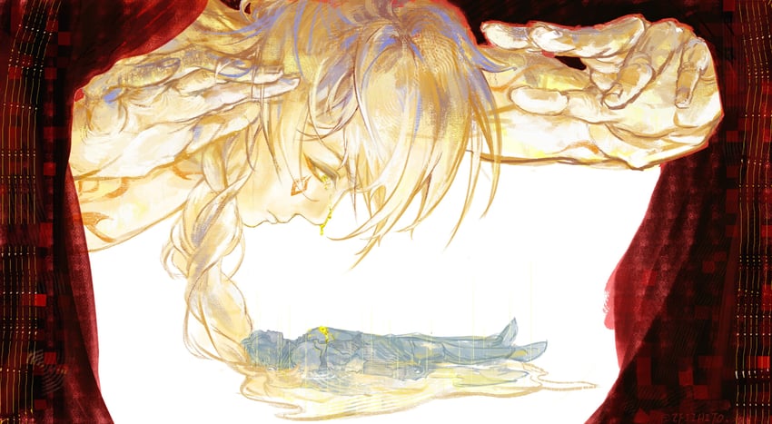 phainon and mydei (honkai and 1 more) drawn by ifiihito
