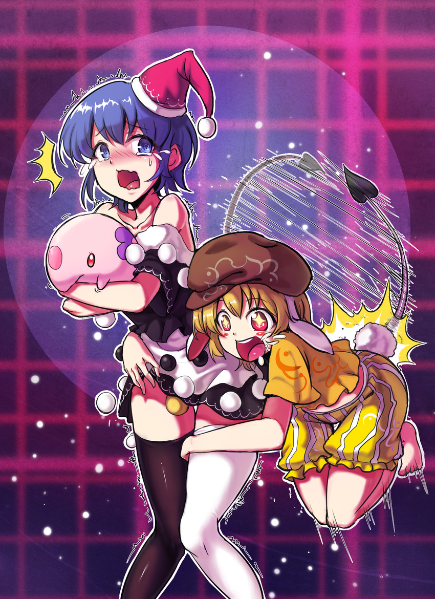 doremy sweet, ringo, and munna (touhou and 1 more) drawn by koissa
