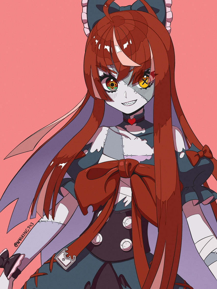 kureiji ollie (hololive and 1 more) drawn by nyaring943