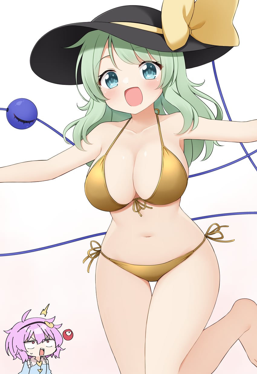 komeiji koishi and komeiji satori (touhou) drawn by suwa_yasai