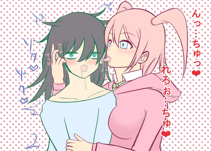 kuroki tomoko and nemoto hina (watashi ga motenai no wa dou kangaetemo omaera ga warui!) drawn by haisui_zin