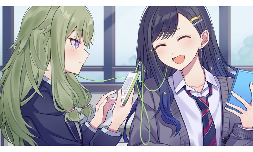 kusanagi nene and shiraishi an (project sekai) drawn by kikutouji