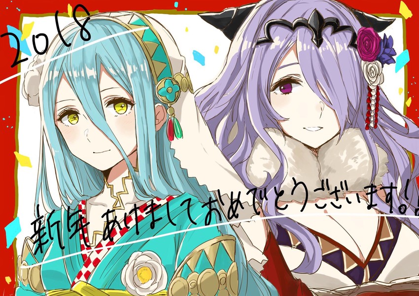 camilla and azura (fire emblem and 2 more) drawn by ttt_1214