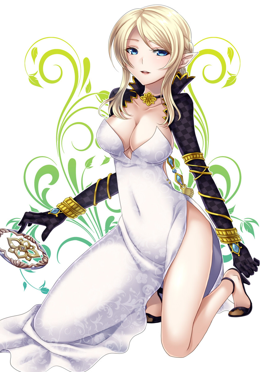 high elf and sorcerer (tera online) drawn by soraeda