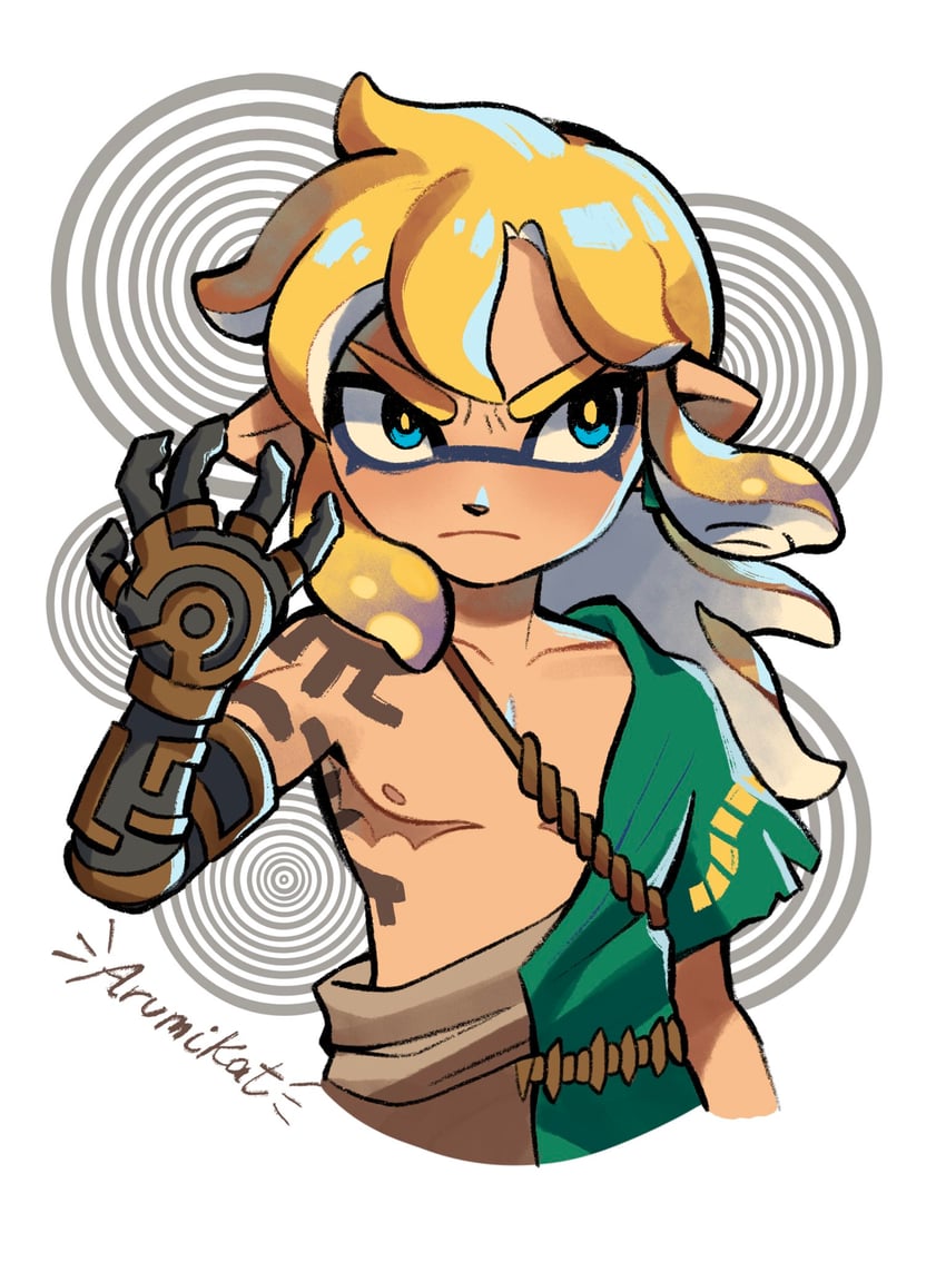 link (the legend of zelda and 2 more) drawn by arumikat
